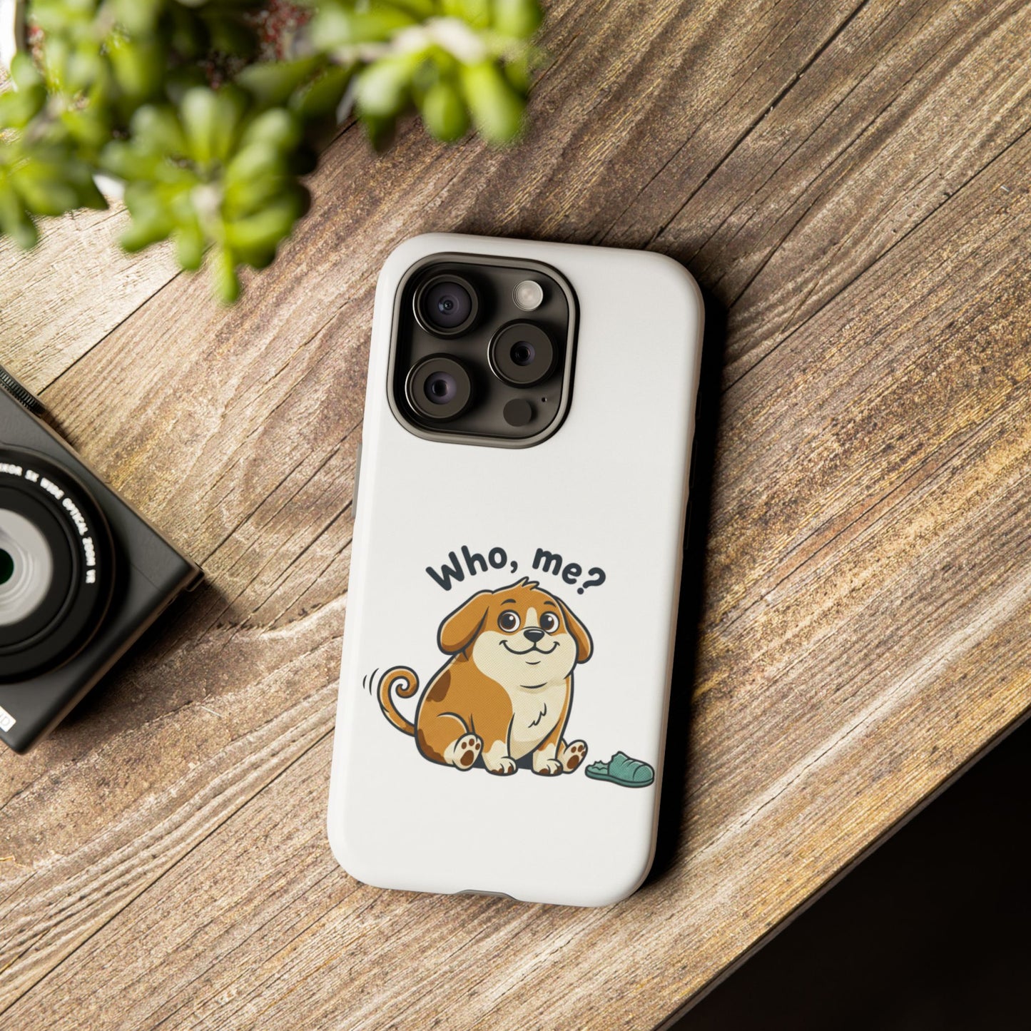 Who, Me? Cute Puppy Protective Phone Case