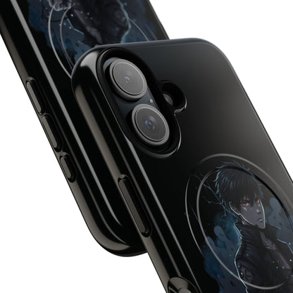 Solo Leveling Magnetic Phone Case — Dark Anime Boy Art, Protective Tough MagCase