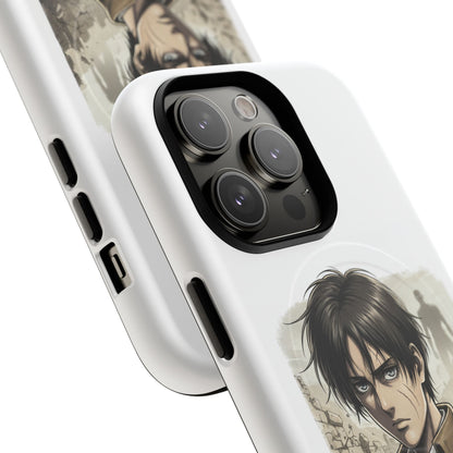 Attack On Titan Tough Magnetic Phone Case — Anime Survey Corps Design
