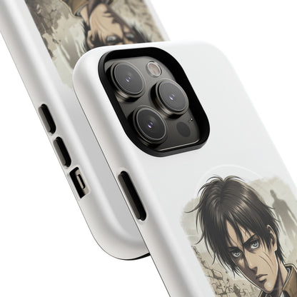 Attack On Titan Tough Magnetic Phone Case — Anime Survey Corps Design
