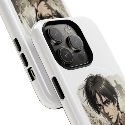 Attack On Titan Tough Magnetic Phone Case — Anime Survey Corps Design