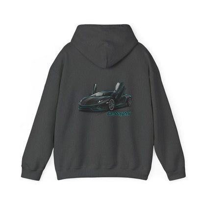 Lamborghini Supercar Graphic Hoodie — Exotic Sports Car Pullover