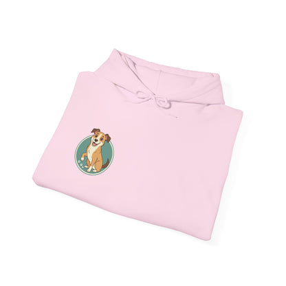 Cute Happy Dog Hoodie – Cartoon Puppy Graphic Pullover for Dog Lovers