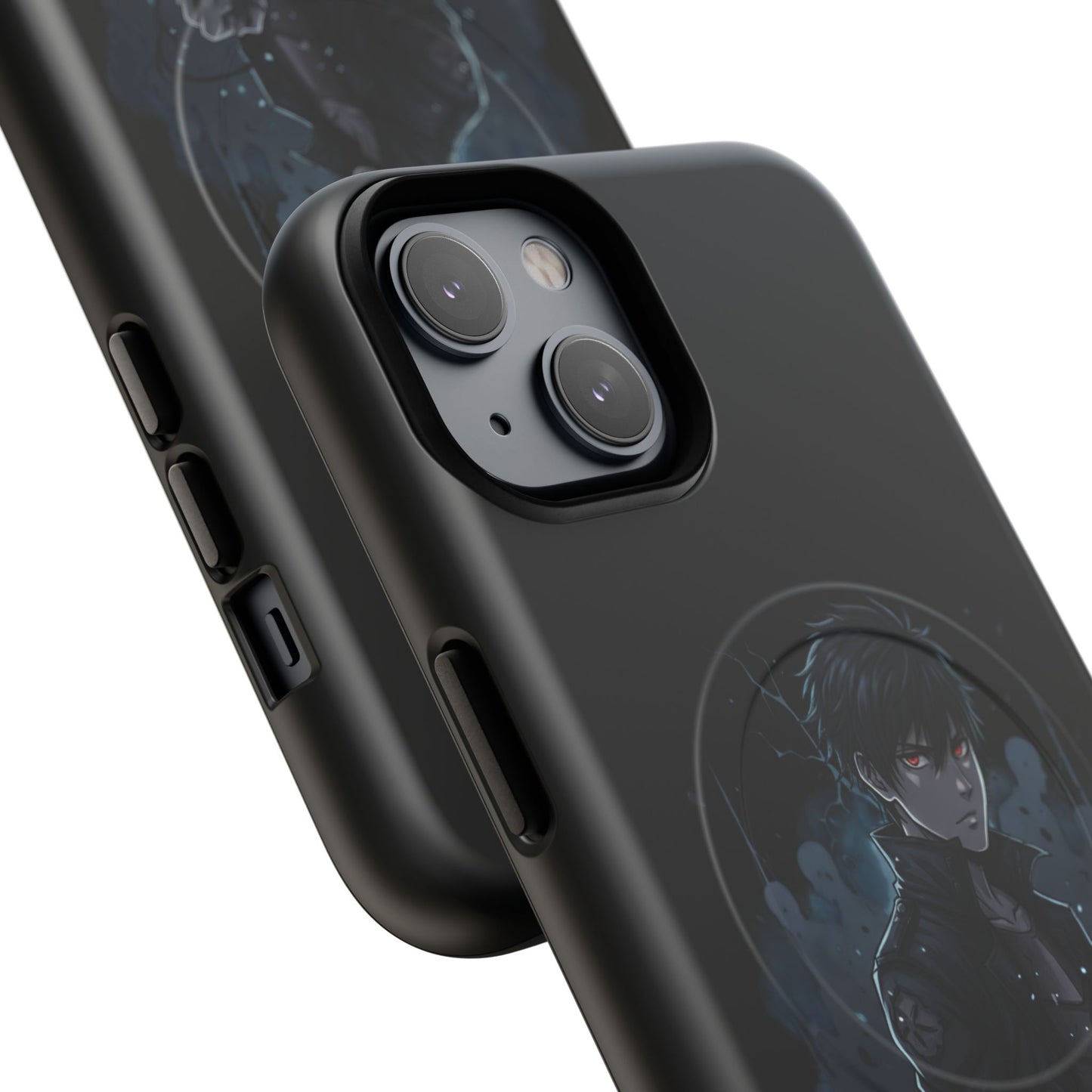 Solo Leveling Magnetic Phone Case — Dark Anime Boy Art, Protective Tough MagCase