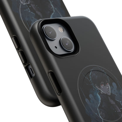 Solo Leveling Magnetic Phone Case — Dark Anime Boy Art, Protective Tough MagCase