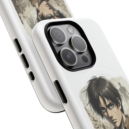 Attack On Titan Tough Magnetic Phone Case — Anime Survey Corps Design