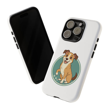 Dog Lover Phone Case — Cute Cartoon Puppy Protective Tough Case
