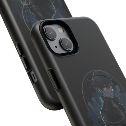 Solo Leveling Magnetic Phone Case — Dark Anime Boy Art, Protective Tough MagCase