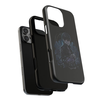 Solo Leveling Magnetic Phone Case — Dark Anime Boy Art, Protective Tough MagCase