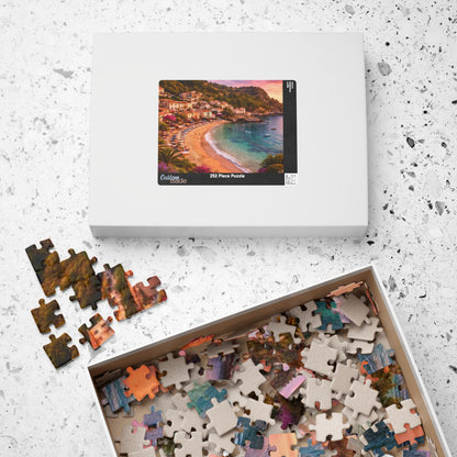 Coastal Sunset Beach Puzzle — Scenic Seaside Jigsaw (110–1014 pcs)