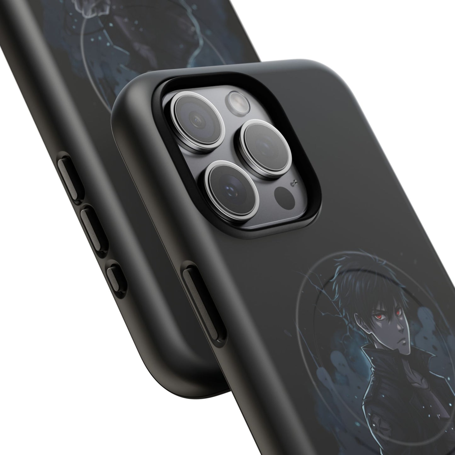 Solo Leveling Magnetic Phone Case — Dark Anime Boy Art, Protective Tough MagCase