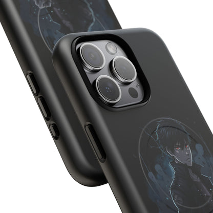 Solo Leveling Magnetic Phone Case — Dark Anime Boy Art, Protective Tough MagCase