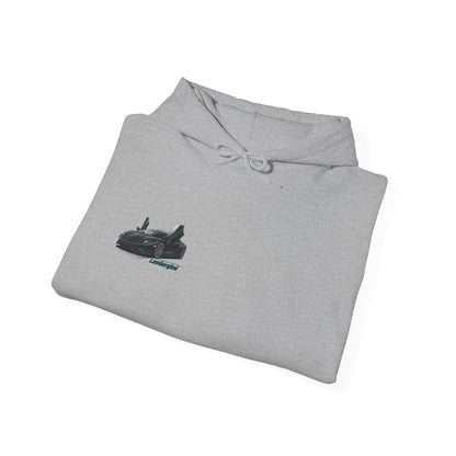 Lamborghini Supercar Graphic Hoodie — Exotic Sports Car Pullover