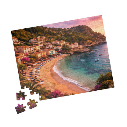 Coastal Sunset Beach Puzzle — Scenic Seaside Jigsaw (110–1014 pcs)