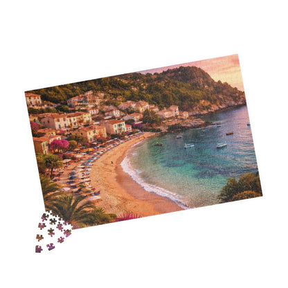Coastal Sunset Beach Puzzle — Scenic Seaside Jigsaw (110–1014 pcs)