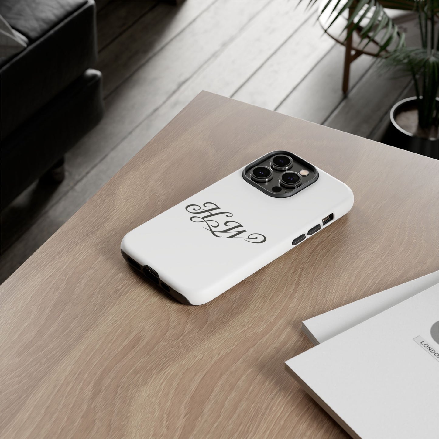 HW Monogram Script Phone Case