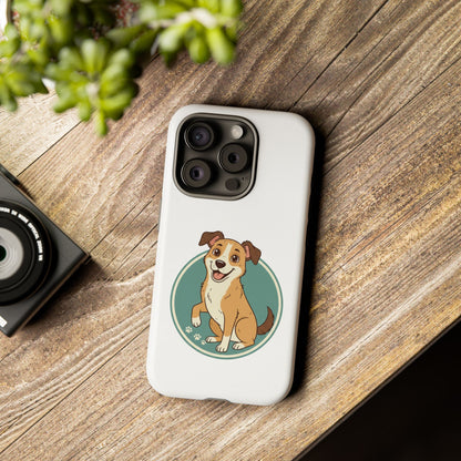 Dog Lover Phone Case — Cute Cartoon Puppy Protective Tough Case