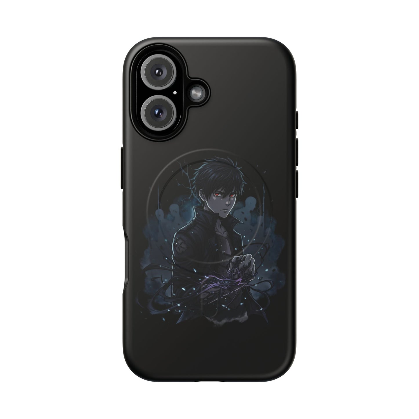 Solo Leveling Magnetic Phone Case — Dark Anime Boy Art, Protective Tough MagCase