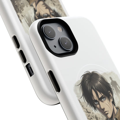 Attack On Titan Tough Magnetic Phone Case — Anime Survey Corps Design