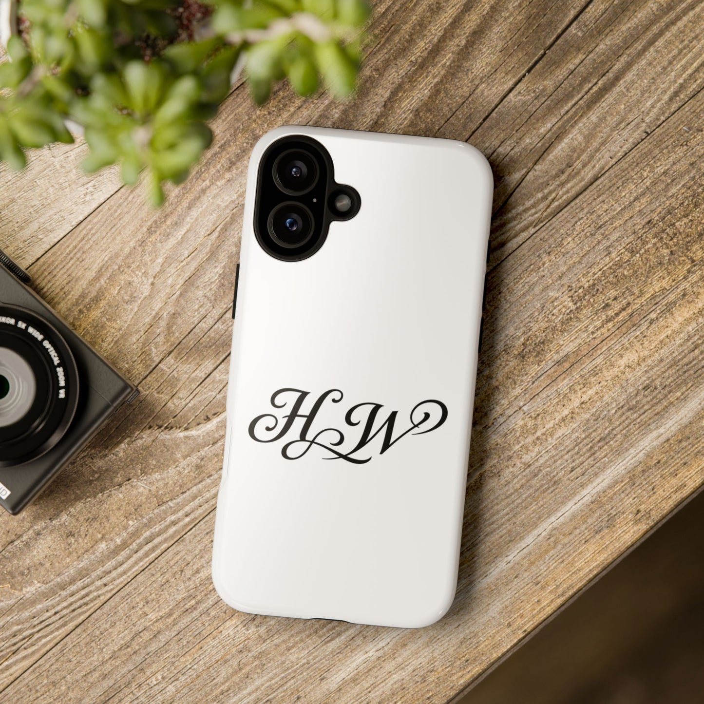 HW Monogram Script Phone Case