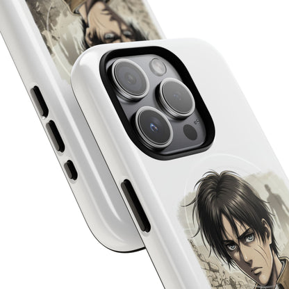 Attack On Titan Tough Magnetic Phone Case — Anime Survey Corps Design