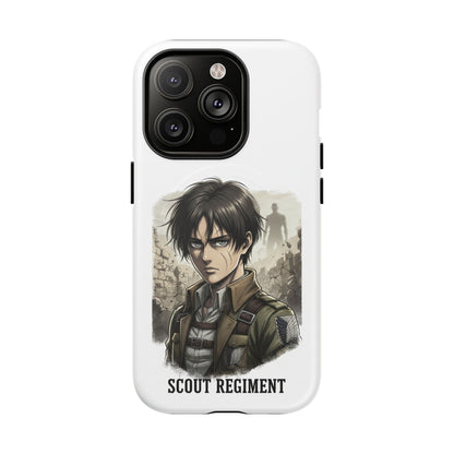 Attack On Titan Tough Magnetic Phone Case — Anime Survey Corps Design