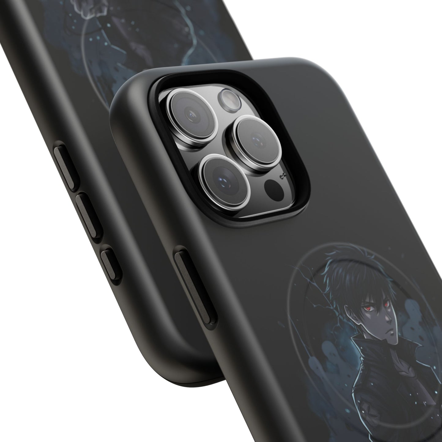 Solo Leveling Magnetic Phone Case — Dark Anime Boy Art, Protective Tough MagCase