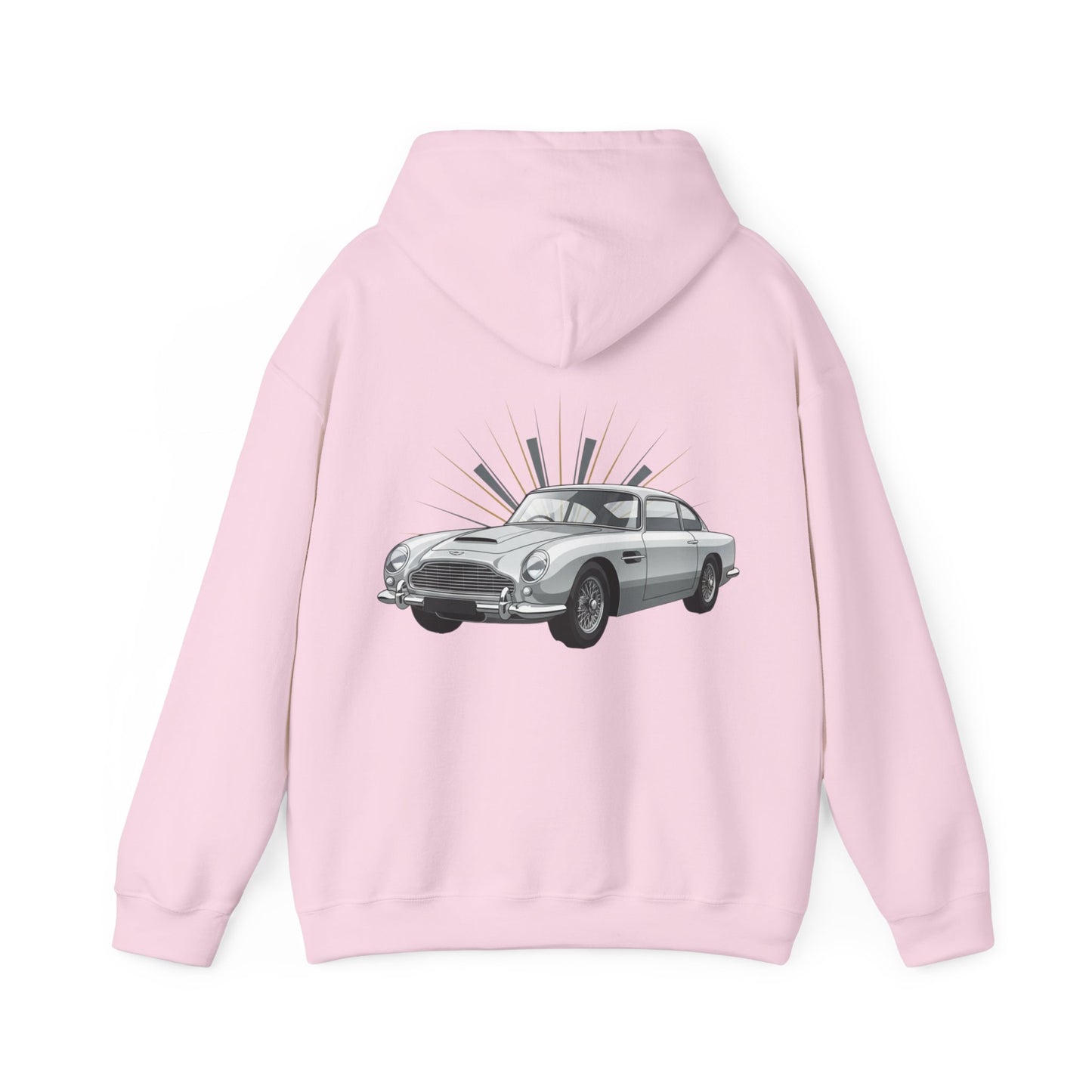 Aston Martin DB5 Retro Car Hoodie — Classic Vintage Sports Car Sweatshirt