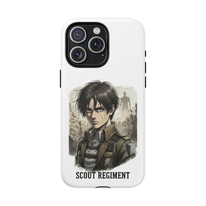 Attack On Titan Tough Magnetic Phone Case — Anime Survey Corps Design