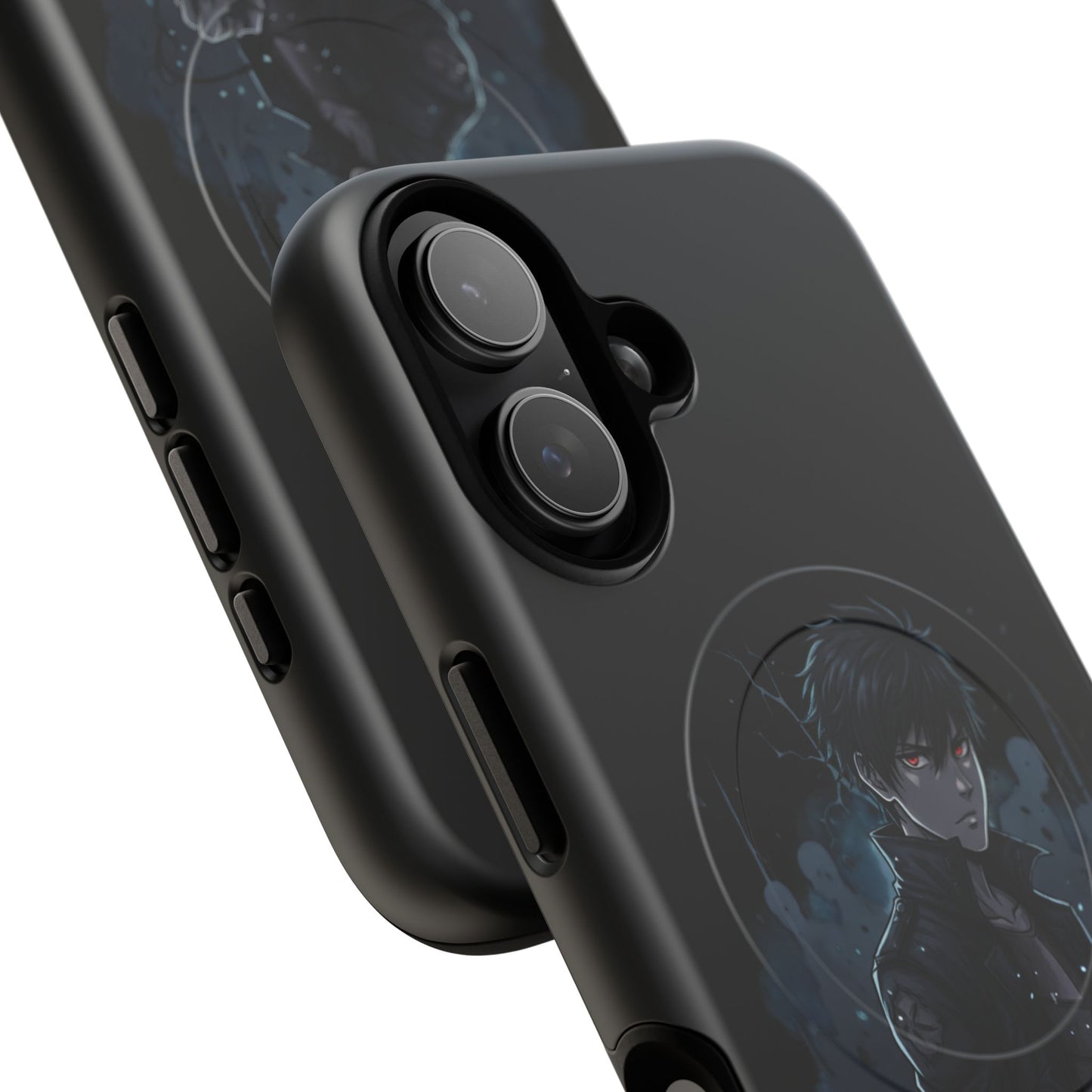 Solo Leveling Magnetic Phone Case — Dark Anime Boy Art, Protective Tough MagCase