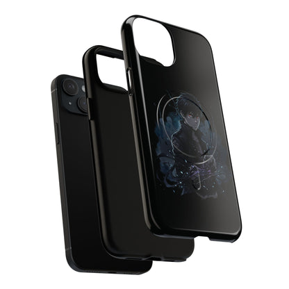 Solo Leveling Magnetic Phone Case — Dark Anime Boy Art, Protective Tough MagCase