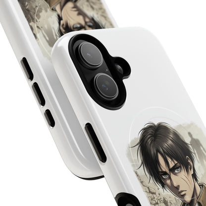 Attack On Titan Tough Magnetic Phone Case — Anime Survey Corps Design