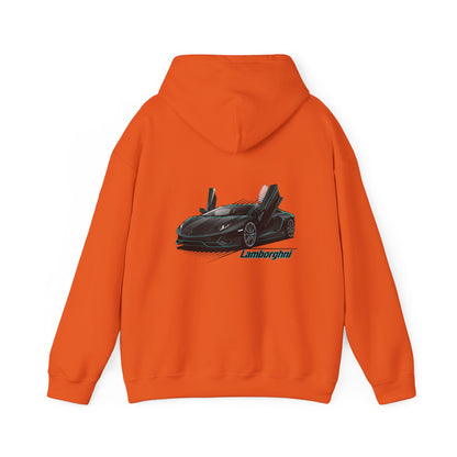 Lamborghini Supercar Graphic Hoodie — Exotic Sports Car Pullover