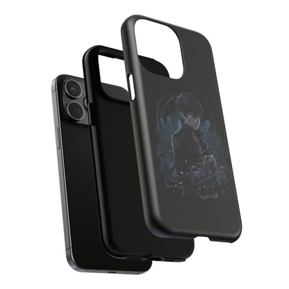 Solo Leveling Magnetic Phone Case — Dark Anime Boy Art, Protective Tough MagCase