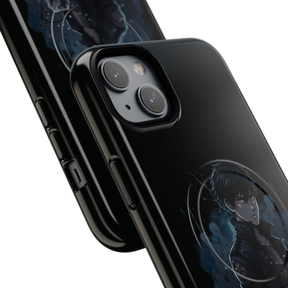 Solo Leveling Magnetic Phone Case — Dark Anime Boy Art, Protective Tough MagCase