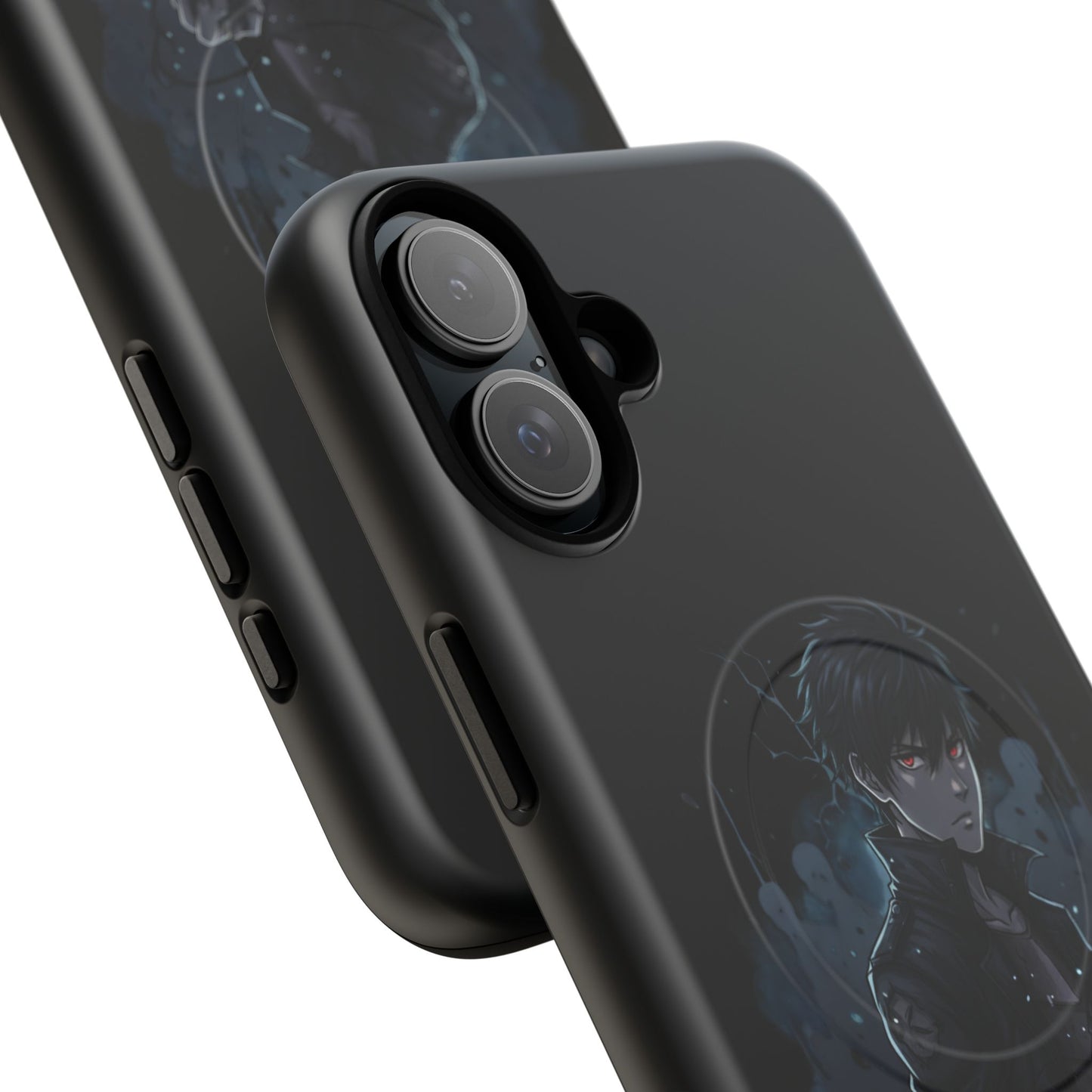 Solo Leveling Magnetic Phone Case — Dark Anime Boy Art, Protective Tough MagCase