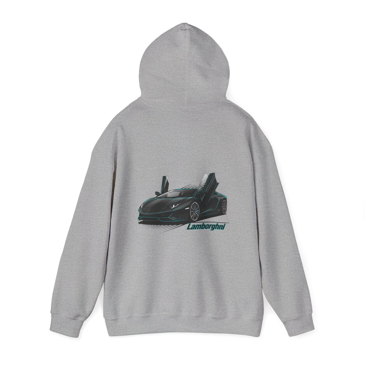 Lamborghini Supercar Graphic Hoodie — Exotic Sports Car Pullover