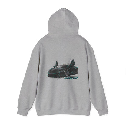 Lamborghini Supercar Graphic Hoodie — Exotic Sports Car Pullover
