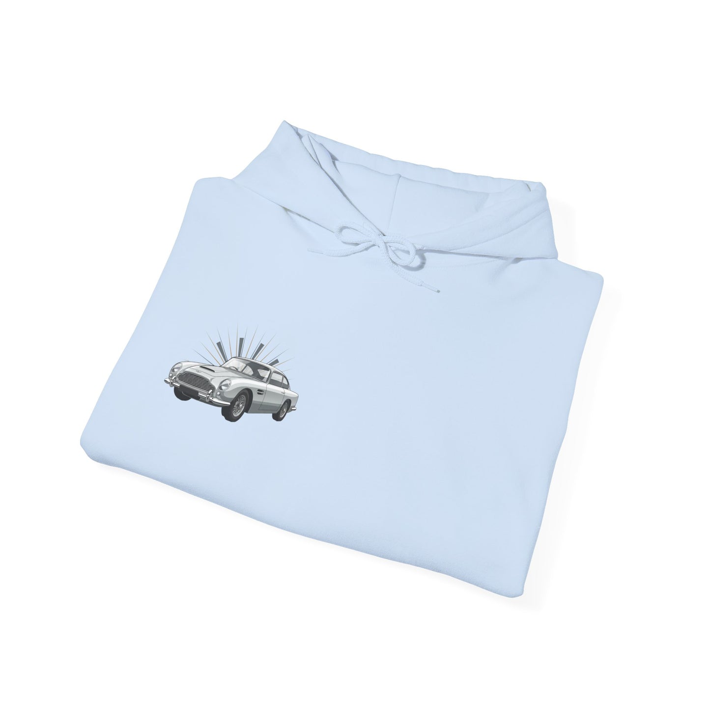 Aston Martin DB5 Retro Car Hoodie — Classic Vintage Sports Car Sweatshirt