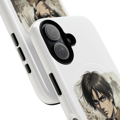 Attack On Titan Tough Magnetic Phone Case — Anime Survey Corps Design