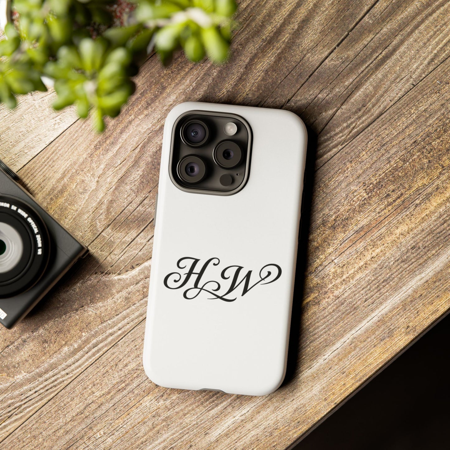 HW Monogram Script Phone Case