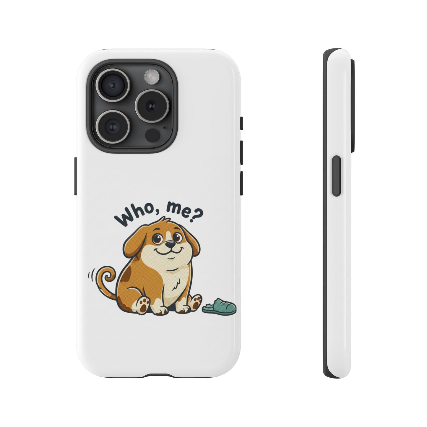 Who, Me? Cute Puppy Protective Phone Case