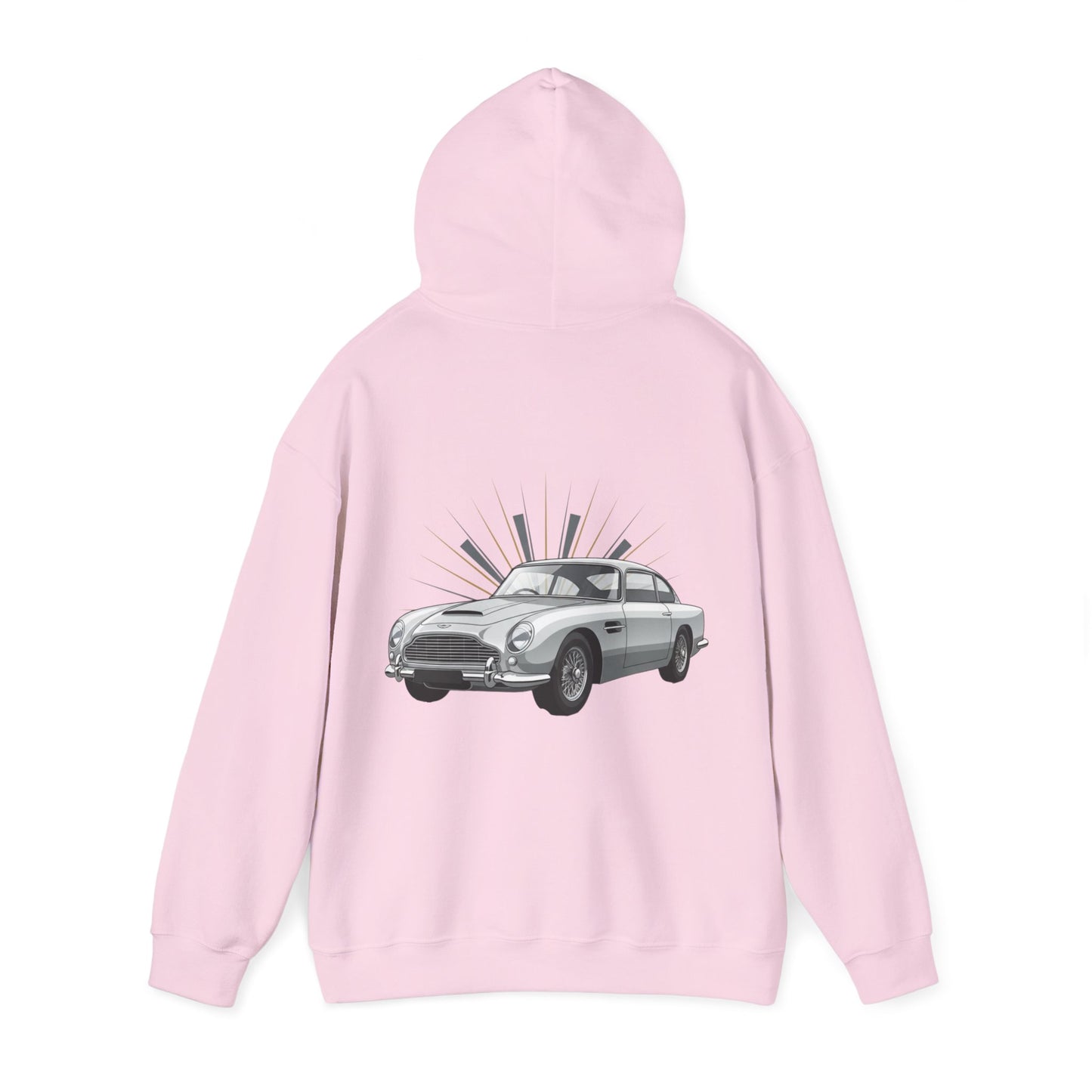Aston Martin DB5 Retro Car Hoodie — Classic Vintage Sports Car Sweatshirt