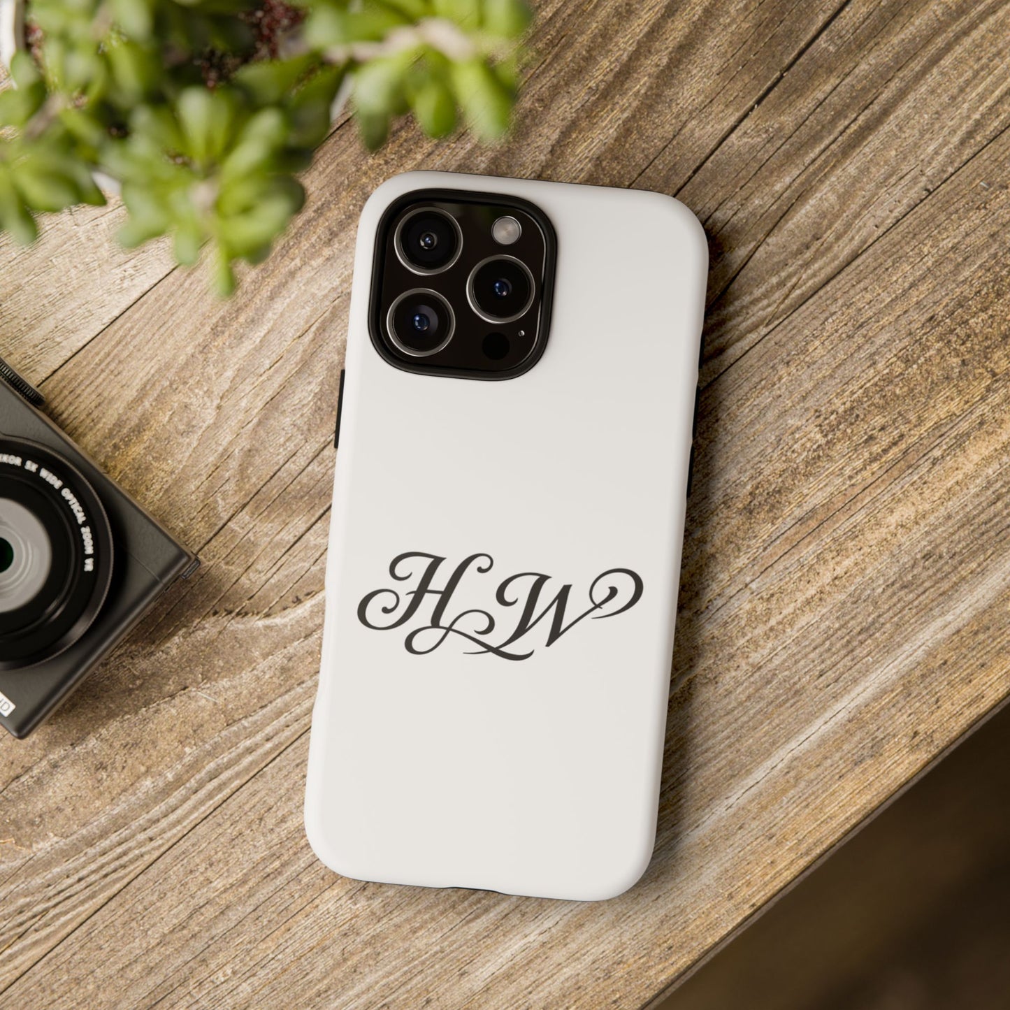 HW Monogram Script Phone Case