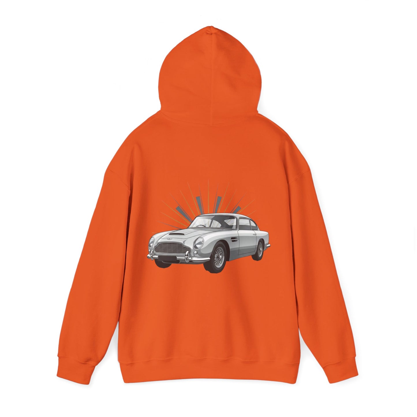 Aston Martin DB5 Retro Car Hoodie — Classic Vintage Sports Car Sweatshirt