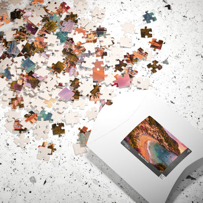 Coastal Sunset Beach Puzzle — Scenic Seaside Jigsaw (110–1014 pcs)