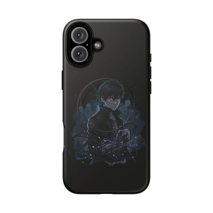 Solo Leveling Magnetic Phone Case — Dark Anime Boy Art, Protective Tough MagCase