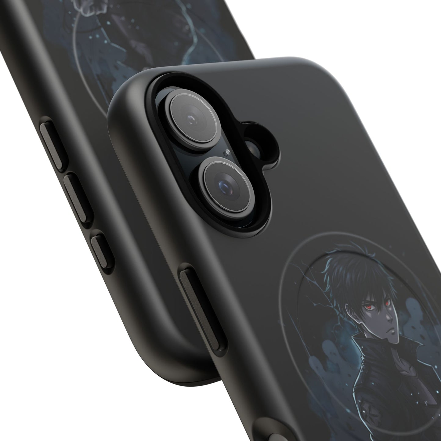 Solo Leveling Magnetic Phone Case — Dark Anime Boy Art, Protective Tough MagCase