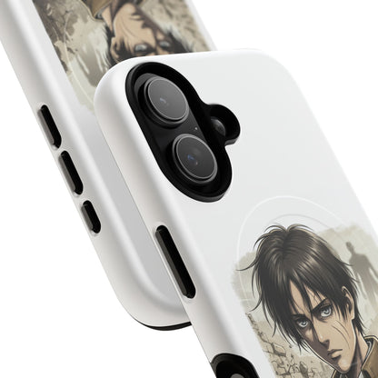 Attack On Titan Tough Magnetic Phone Case — Anime Survey Corps Design