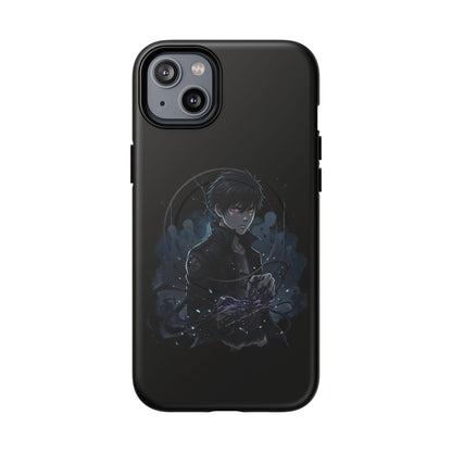 Solo Leveling Magnetic Phone Case — Dark Anime Boy Art, Protective Tough MagCase